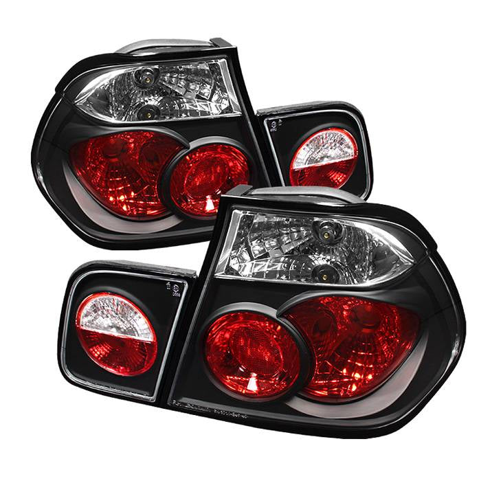 Spyder BMW E46 3-Series 99-01 4Dr Euro Style Tail Lights- Black ALT-YD-BE4699-4D-BK 5000712