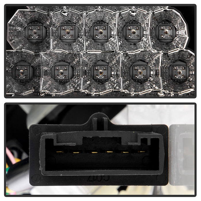 Spyder BMW E46 3-Series 99-01 4Dr LED Tail Lights Black ALT-YD-BE4699-4D-LED-BK 5000736