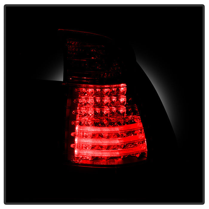 Spyder BMW E53 X5 00-06 4PCS LED Tail Lights Black ALT-YD-BE5300-LED-BK 5000781
