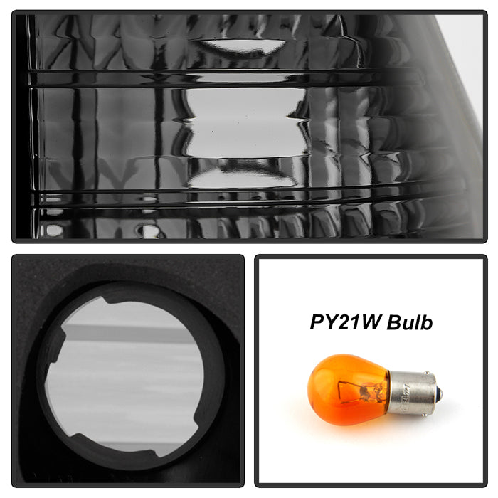 Spyder BMW E53 X5 00-06 4PCS Euro Style Tail Lights- Red Smoke ALT-YD-BE5300-RS 5000842