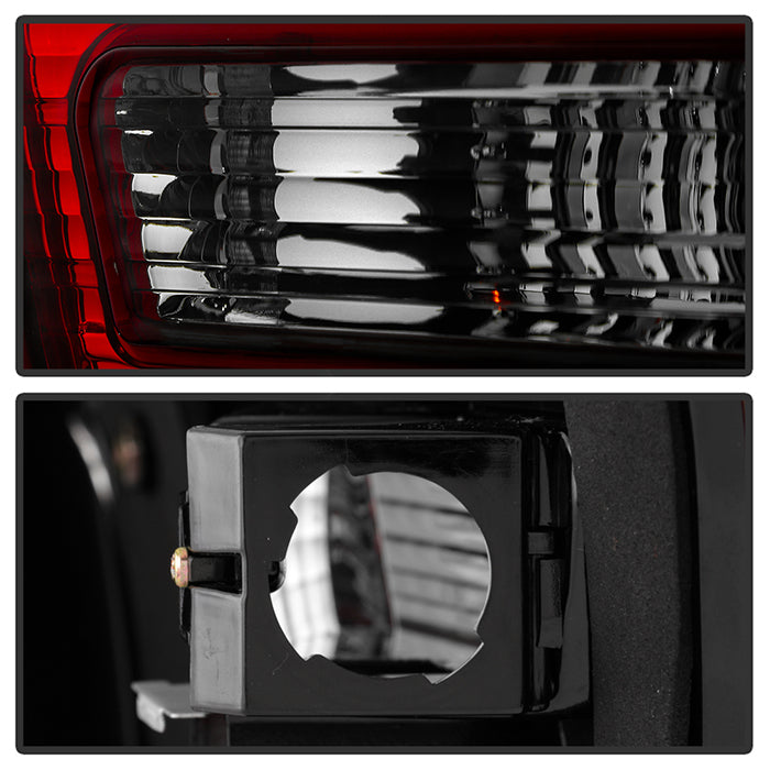 Spyder BMW E53 X5 00-06 4PCS Euro Style Tail Lights- Red Smoke ALT-YD-BE5300-RS 5000842