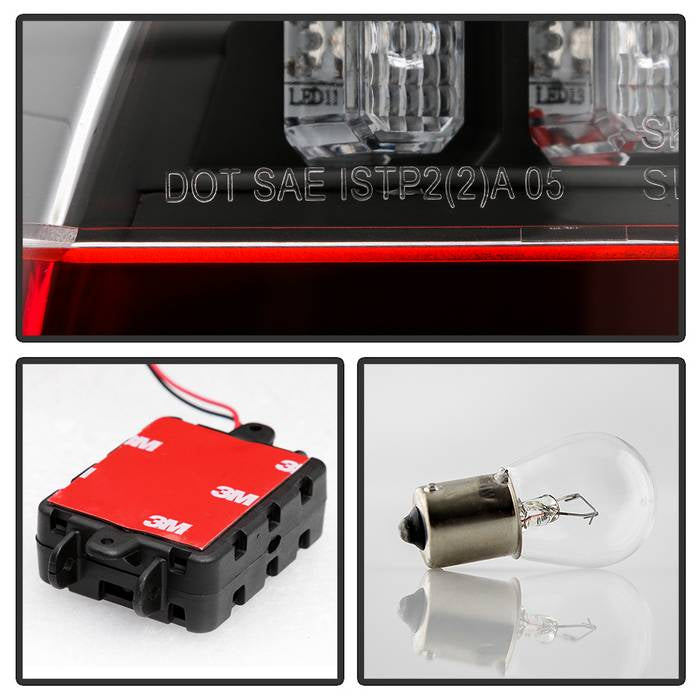 Spyder BMW E90 3-Series 06-08 4Dr LED Indicator LED Tail Lights Blk ALT-YD-BE9006-LBLED-G2-BK 5071958
