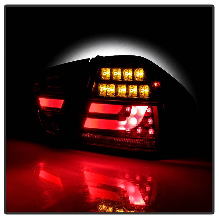Spyder BMW E90 3-Series 06-08 4Dr LED Indicator LED Tail Lights Blk ALT-YD-BE9006-LBLED-G2-BK 5071958
