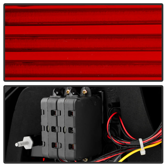 Spyder BMW E90 3-Series 06-08 4Dr LED Tail Lights Red Smoke ALT-YD-BE9006-LED-RS 5000910