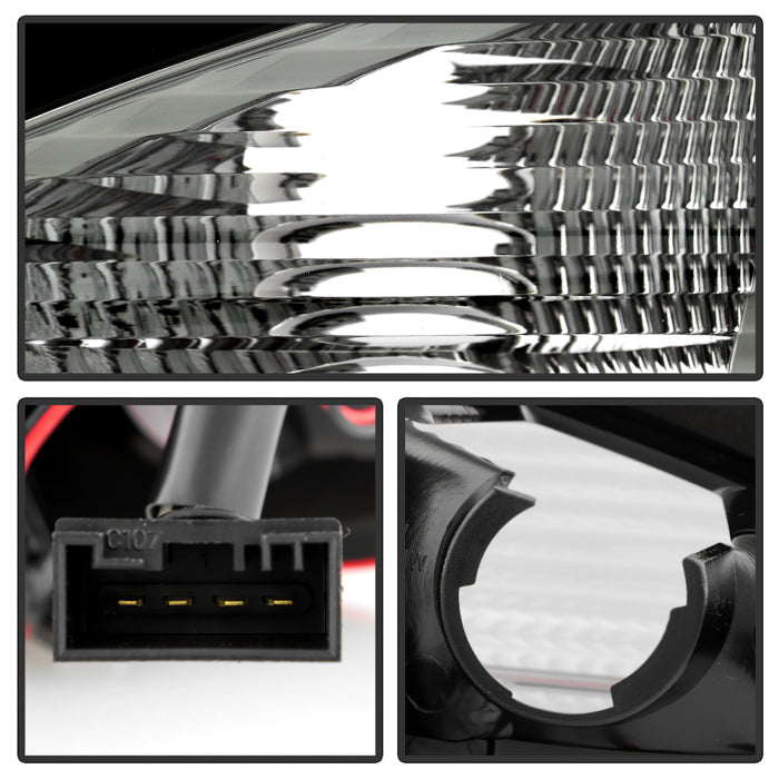 Spyder BMW E90 3-Series 06-08 4Dr LED Tail Lights Red Smoke ALT-YD-BE9006-LED-RS 5000910