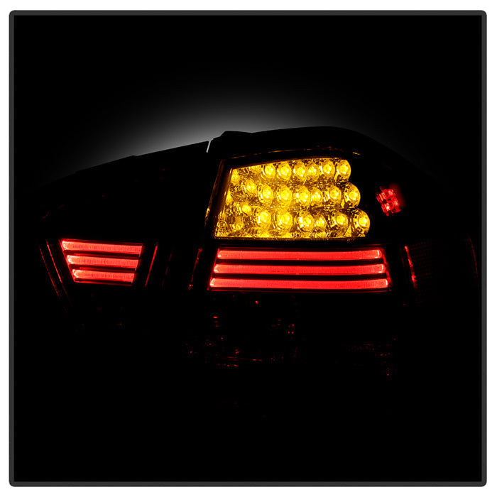 Spyder BMW E90 3-Series 06-08 4Dr LED Tail Lights Red Smoke ALT-YD-BE9006-LED-RS 5000910