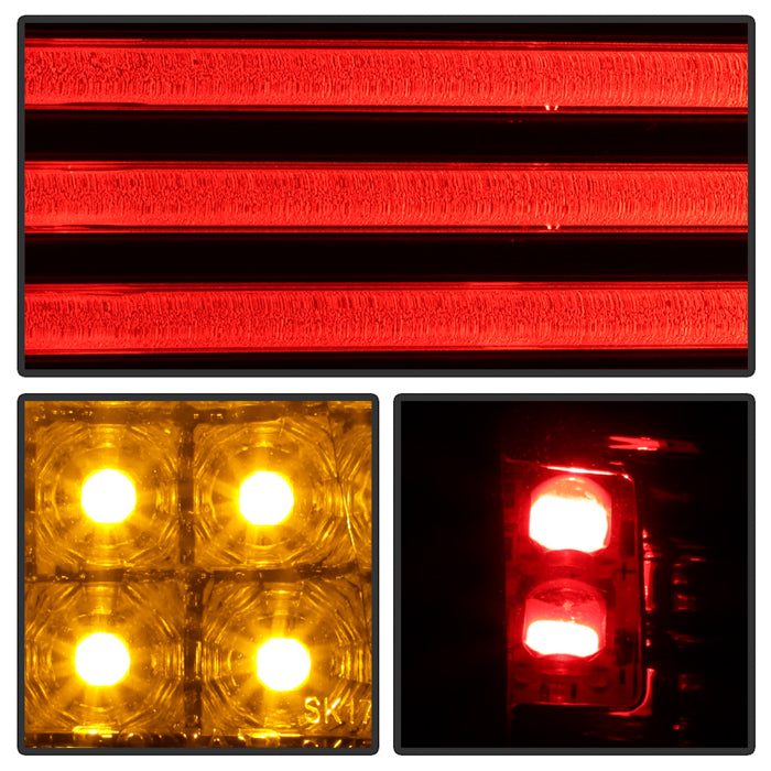 Spyder BMW E90 3-Series 06-08 4Dr LED Tail Lights Smoke ALT-YD-BE9006-LED-SM 5000927