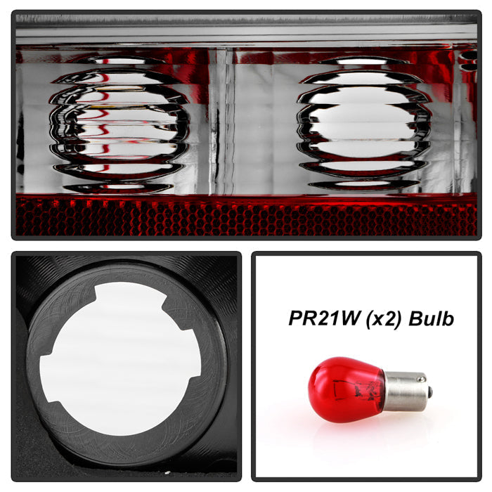 Spyder BMW E90 3-Series 06-08 4Dr LED Tail Lights Smoke ALT-YD-BE9006-LED-SM 5000927