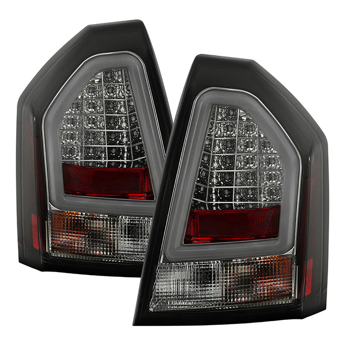 Spyder Chrysler 300C 05-07 V2 Light Bar LED Tail Lights - Smoke ALT-YD-C305V2-LED-SM 5083371