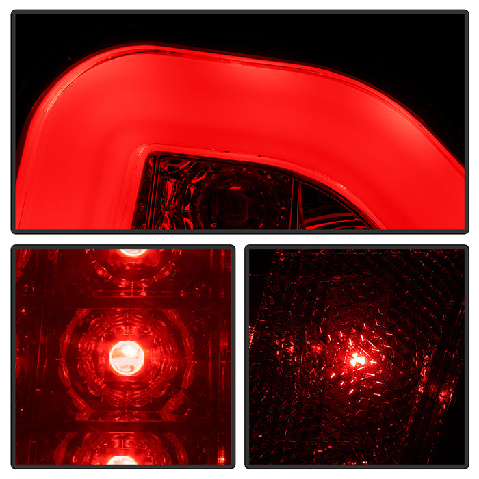 Spyder Chrysler 300C 05-07 V2 Light Bar LED Tail Lights - Smoke ALT-YD-C305V2-LED-SM 5083371