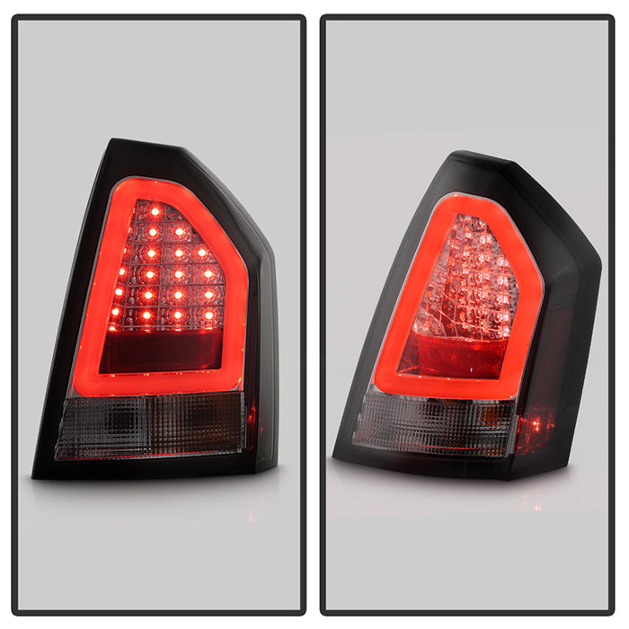 Spyder Chrysler 300C 05-07 V2 Light Bar LED Tail Lights - Smoke ALT-YD-C305V2-LED-SM 5083371