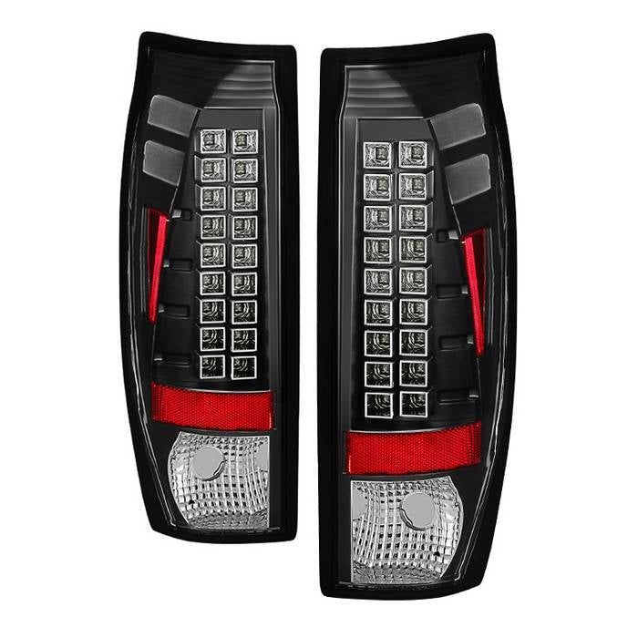 Spyder Chevy Avalanche 02-06 LED Tail Lights Black ALT-YD-CAV02-LED-BK 5001061