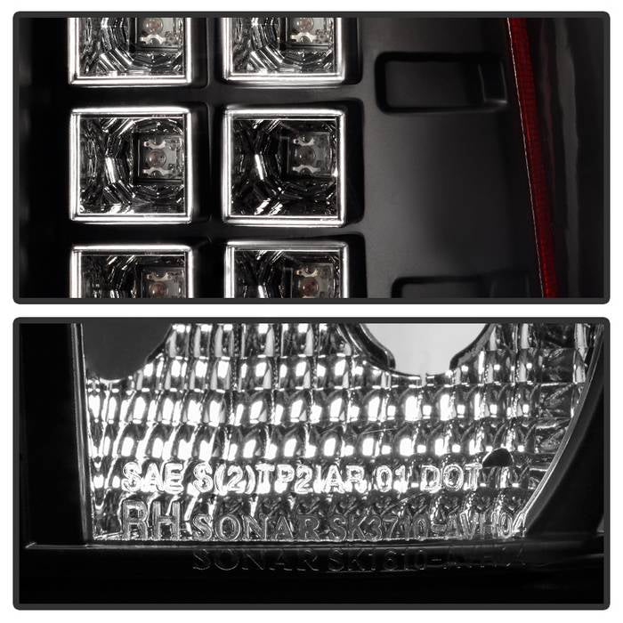 Spyder Chevy Avalanche 02-06 LED Tail Lights Black ALT-YD-CAV02-LED-BK 5001061