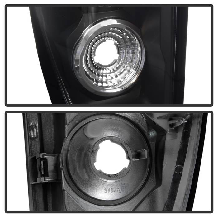 Spyder Chevy Avalanche 02-06 Euro Style Tail Lights Black ALT-YD-CAV04-BK 5001108