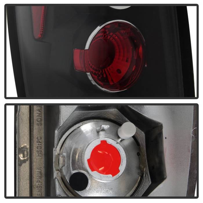 Spyder Chevy Avalanche 02-06 Euro Style Tail Lights Black ALT-YD-CAV04-BK 5001108