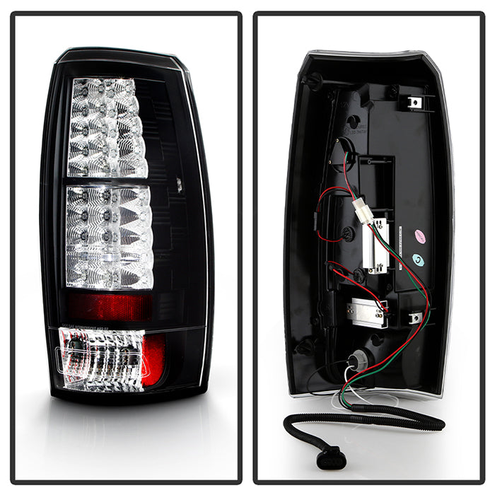 Spyder Chevy Avalanche 07-13 LED Tail Lights Black ALT-YD-CAV07-LED-BK 5032461
