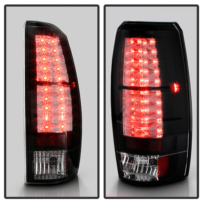Spyder Chevy Avalanche 07-13 LED Tail Lights Black ALT-YD-CAV07-LED-BK 5032461