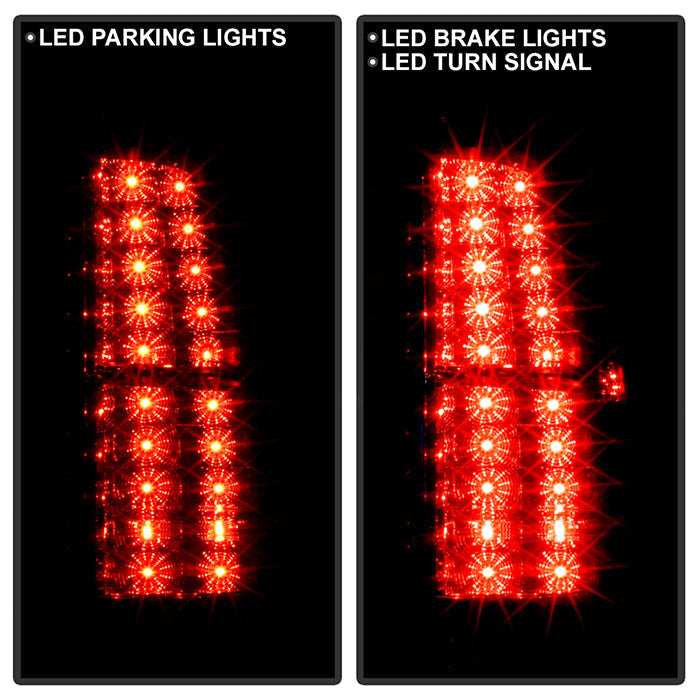 Spyder Chevy Avalanche 07-13 LED Tail Lights Smoke ALT-YD-CAV07-LED-SM 5032485