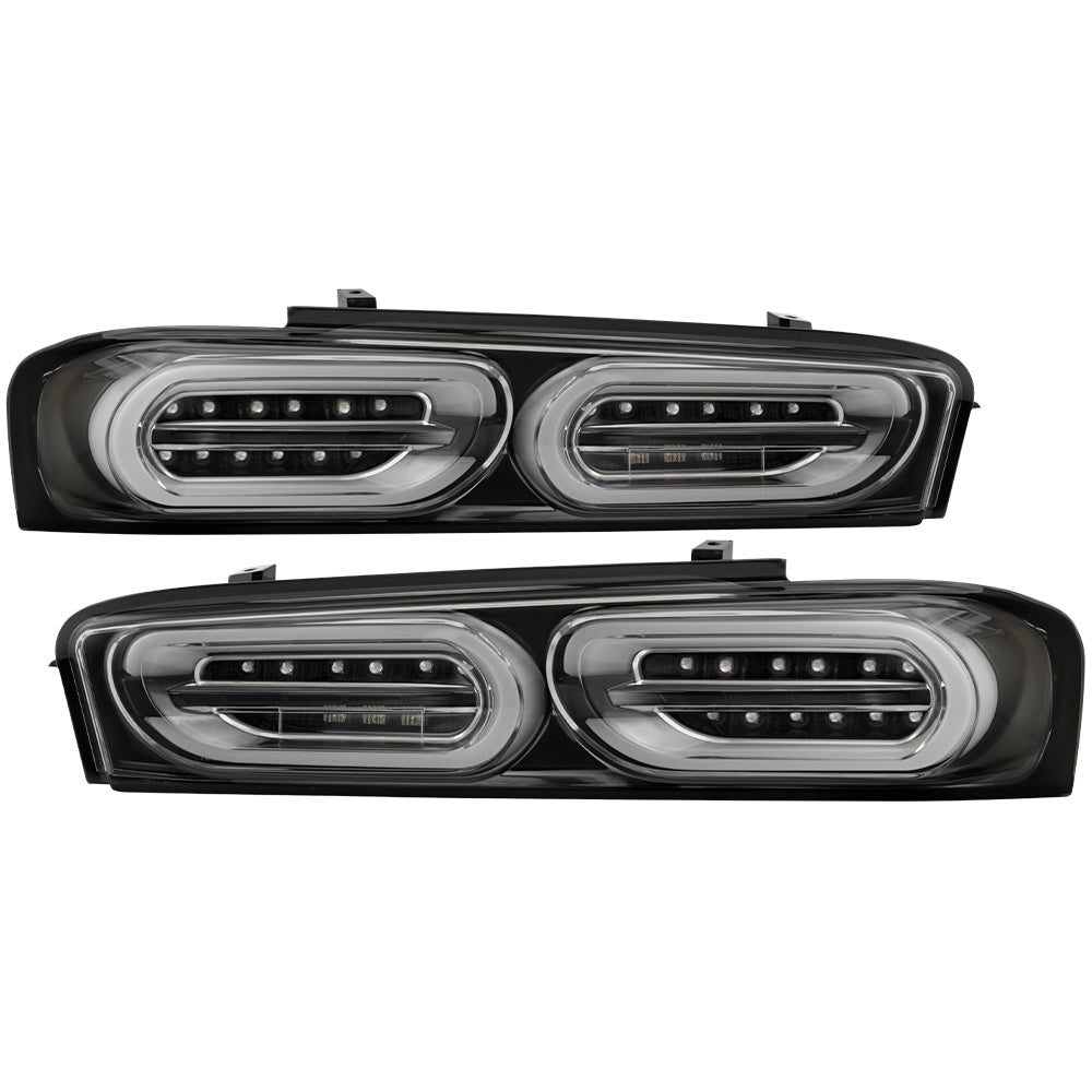 Spyder Chevy Camaro 16-18 Halogen LED Tail Lights Black ALT-YD-CCAM16HAL-SEQ-BK 5087218