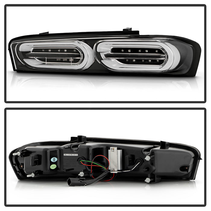 Spyder Chevy Camaro 16-18 Halogen LED Tail Lights Black ALT-YD-CCAM16HAL-SEQ-BK 5087218