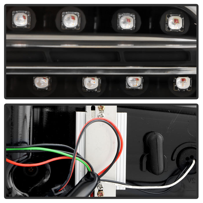 Spyder Chevy Camaro 16-18 Halogen LED Tail Lights Black ALT-YD-CCAM16HAL-SEQ-BK 5087218