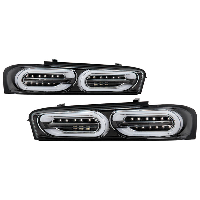 Spyder Chevy Camaro 16-18 (Do Not Fit Halogen Model) LED Tail Lights Black ALT-YD-CCAM16LED-SEQ-BK 5087232