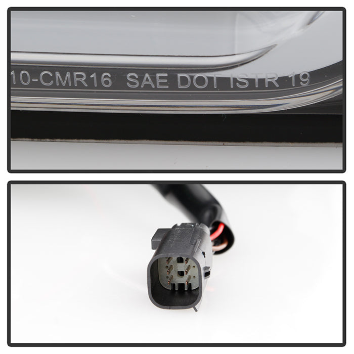 Spyder Chevy Camaro 16-18 (Do Not Fit Halogen Model) LED Tail Lights Black ALT-YD-CCAM16LED-SEQ-BK 5087232