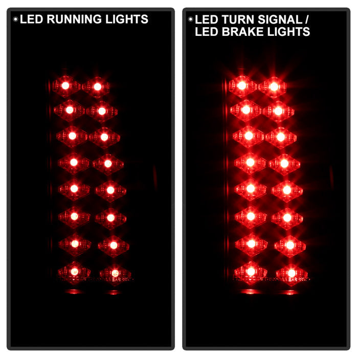 Spyder Chevy C/K Series 1500 88-98/GMC Sierra 88-98 LED Tail Lights Blk Smke ALT-YD-CCK88-LED-BSM 5077981