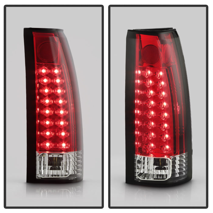 Spyder Chevy C/K Series 1500 88-98/Blazer 92-94 LED Tail Lights Red Clear ALT-YD-CCK88-LED-RC 5001375