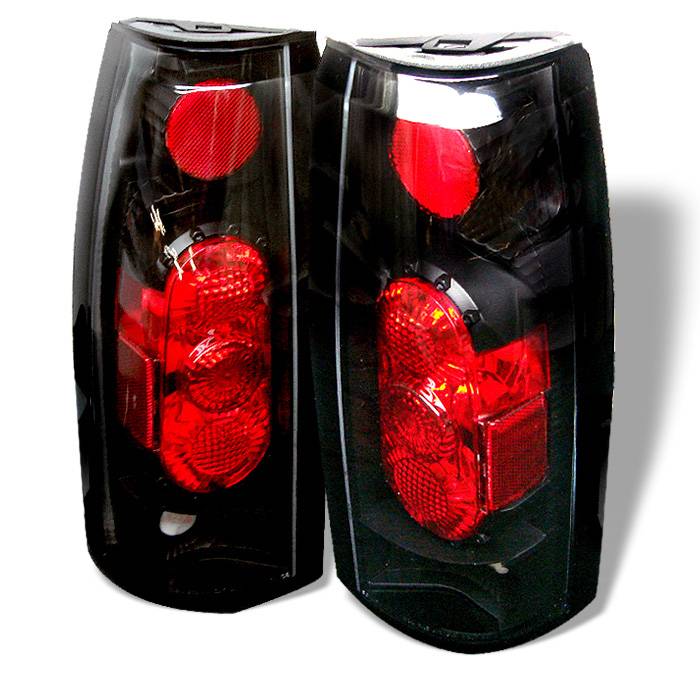 Spyder Chevy C/K Series 1500 88-98/GMC Sierra 88-98 G2 Euro Style Tail Lights Blk ALT-YD-CCK88G2-BK 5001320