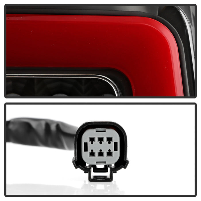 SPYDER 15-22 Chevy Colorado Red Light Bar LED Tail Lights - Black (ALT-YD-CCO15-RBLED-BK) 5089496