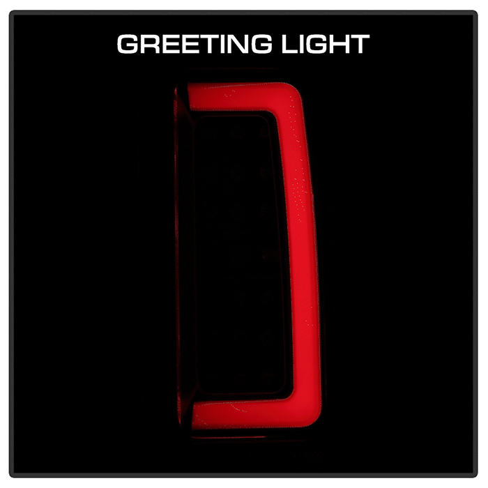 SPYDER 15-22 Chevy Colorado Red Light Bar LED Tail Lights - Black (ALT-YD-CCO15-RBLED-BK) 5089496