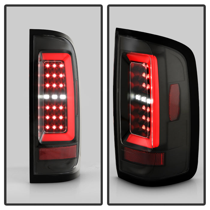 SPYDER 15-22 Chevy Colorado Red Light Bar LED Tail Lights - Black (ALT-YD-CCO15-RBLED-BK) 5089496