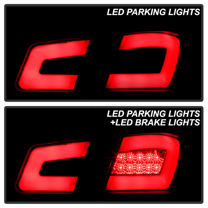 Spyder Chevy Cruze 2011-2014 Light Bar LED Tail Lights Black ALT-YD-CCRZ11-LBLED-BK 5076595
