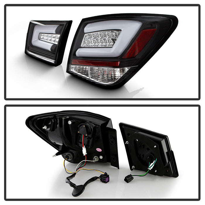 Spyder Chevy Cruze 2011-2014 Light Bar LED Tail Lights Black ALT-YD-CCRZ11-LBLED-BK 5076595