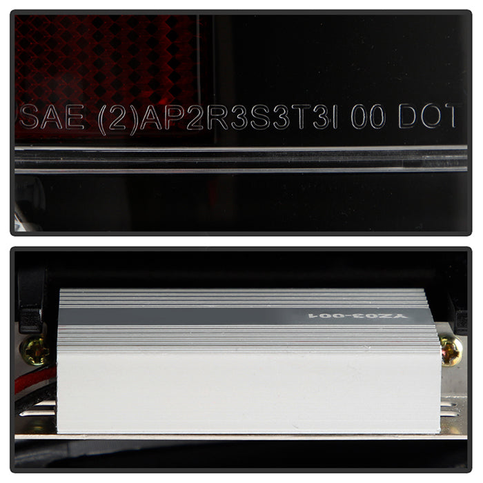 Spyder Chevy Suburban/Tahoe 1500/2500 00-06/GMC Yukon LED Tail Lights Black ALT-YD-CD00-LED-BK 5001528