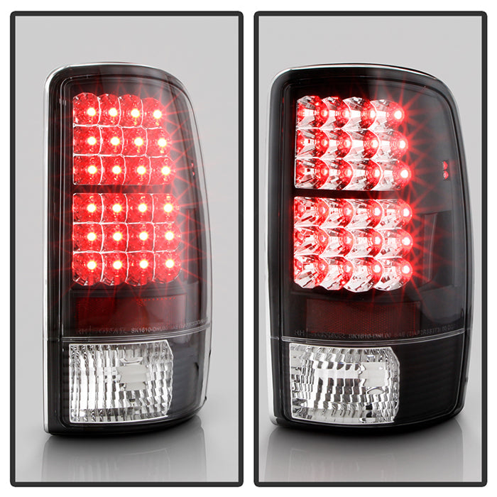 Spyder Chevy Suburban/Tahoe 1500/2500 00-06/GMC Yukon LED Tail Lights Black ALT-YD-CD00-LED-BK 5001528