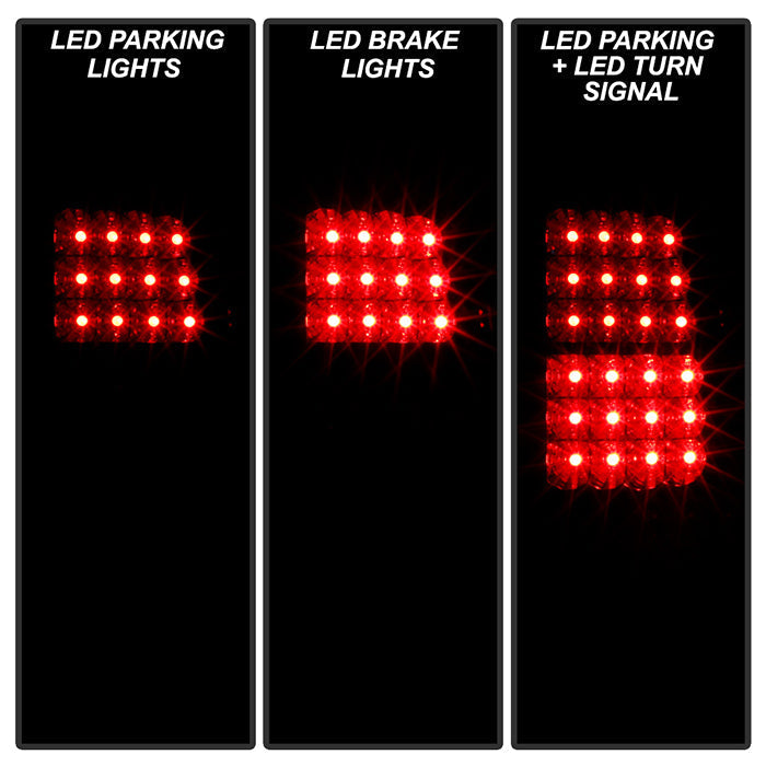 Spyder Chevy Suburban/Tahoe 1500/2500 00-06 LED Tail Lights Black Smoke ALT-YD-CD00-LED-BSM 5078001