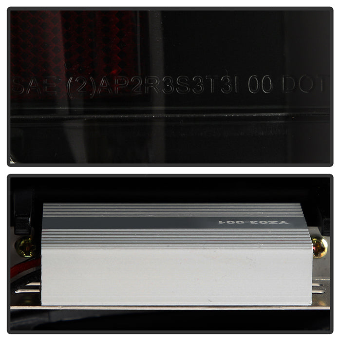 Spyder Chevy Suburban/Tahoe 1500/2500 00-06 LED Tail Lights Black Smoke ALT-YD-CD00-LED-BSM 5078001