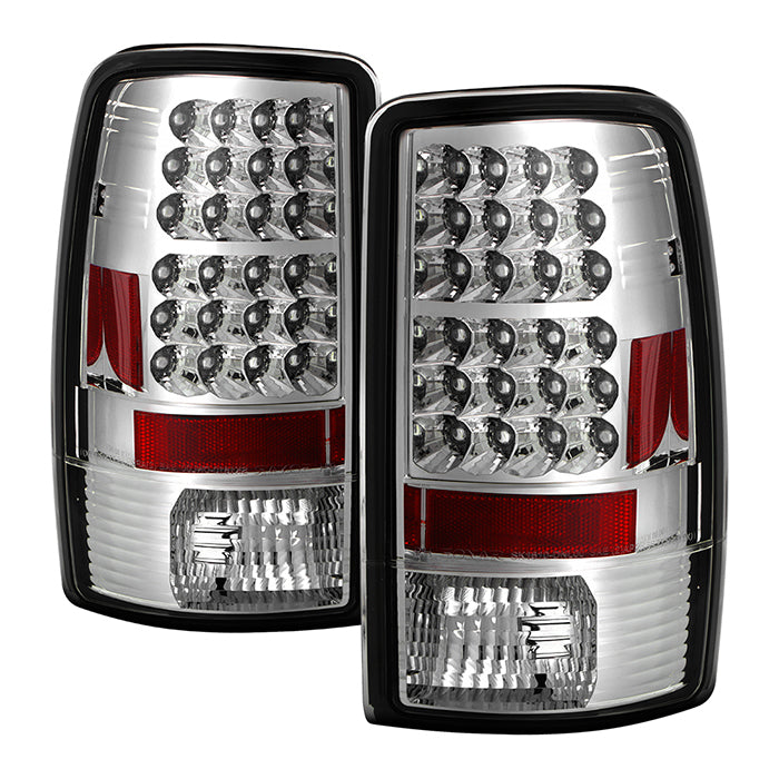 Spyder Chevy Suburban/Tahoe 1500/2500 00-06/GMC Yukon LED Tail Lights Chrome ALT-YD-CD00-LED-C 5001535