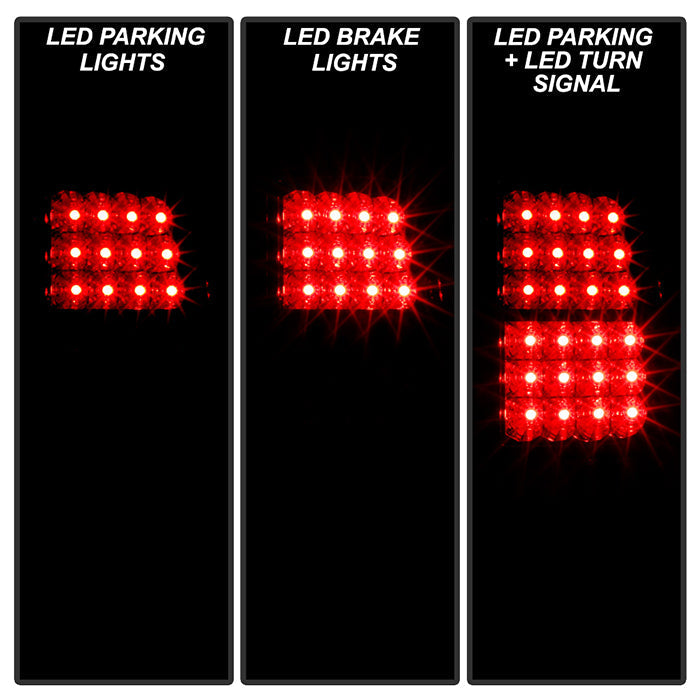 Spyder Chevy Suburban/Tahoe 1500/2500 00-06/GMC Yukon LED Tail Lights Chrome ALT-YD-CD00-LED-C 5001535