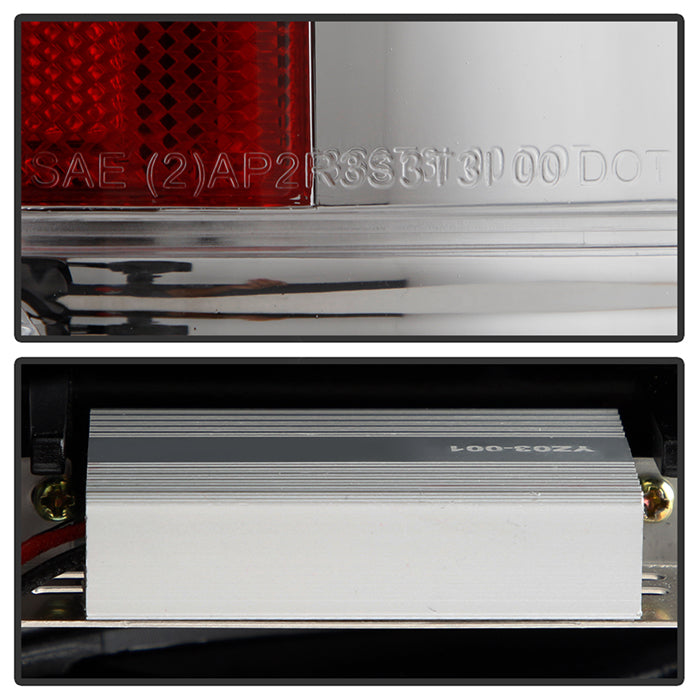 Spyder Chevy Suburban/Tahoe 1500/2500 00-06/GMC Yukon LED Tail Lights Chrome ALT-YD-CD00-LED-C 5001535