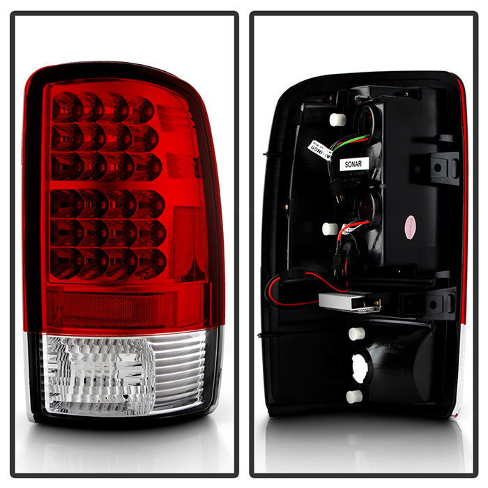 Spyder Chevy Suburban/Tahoe 1500/2500 00-06 LED Tail Lights Red Clear ALT-YD-CD00-LED-RC 5001542