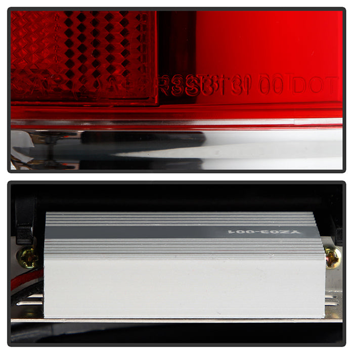 Spyder Chevy Suburban/Tahoe 1500/2500 00-06 LED Tail Lights Red Clear ALT-YD-CD00-LED-RC 5001542