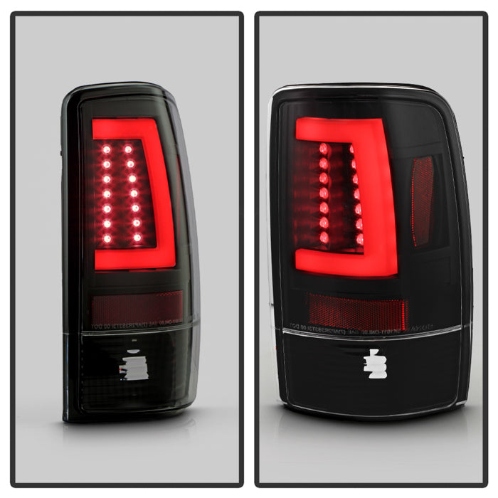 Spyder 00-06 GMC Yukon/Yukon XL V2 Light Bar LED Tail Lights - Black (ALT-YD-CD00V2-LBLED-BK) 5084149