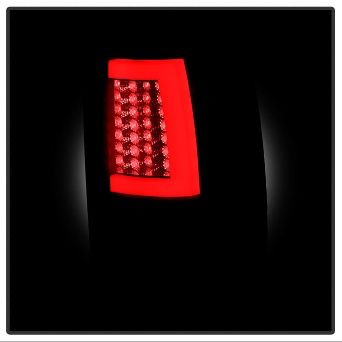 Spyder 00-06 GMC Yukon/Yukon XL V2 Light Bar LED Tail Lights - Blk Smoke (ALT-YD-CD00V2-LBLED-BSM) 5084156