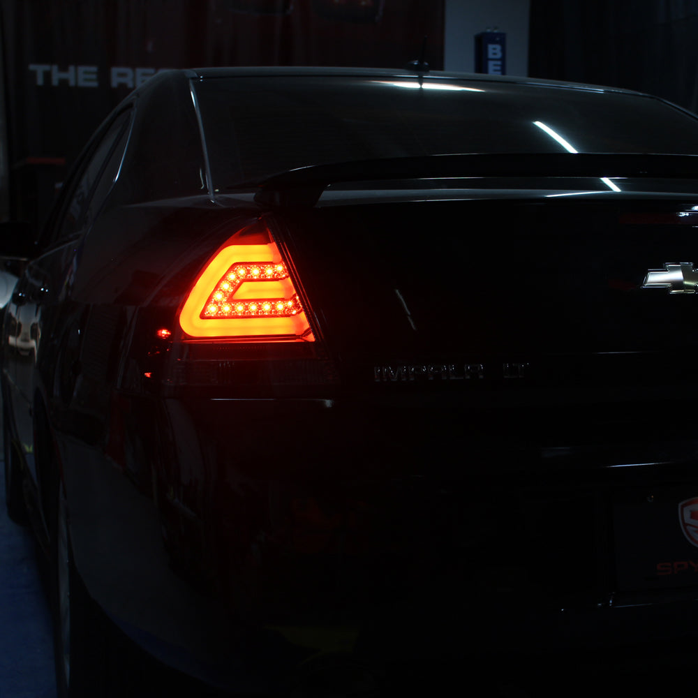 Spyder Chevy Impala 2006-2013 LED Tail Lights Black ALT-YD-CHIP06-LED-BK 5076380