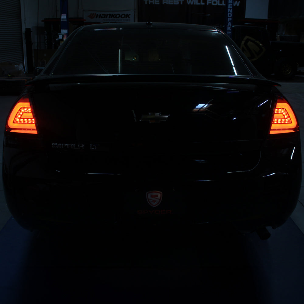 Spyder Chevy Impala 2006-2013 LED Tail Lights Black ALT-YD-CHIP06-LED-BK 5076380