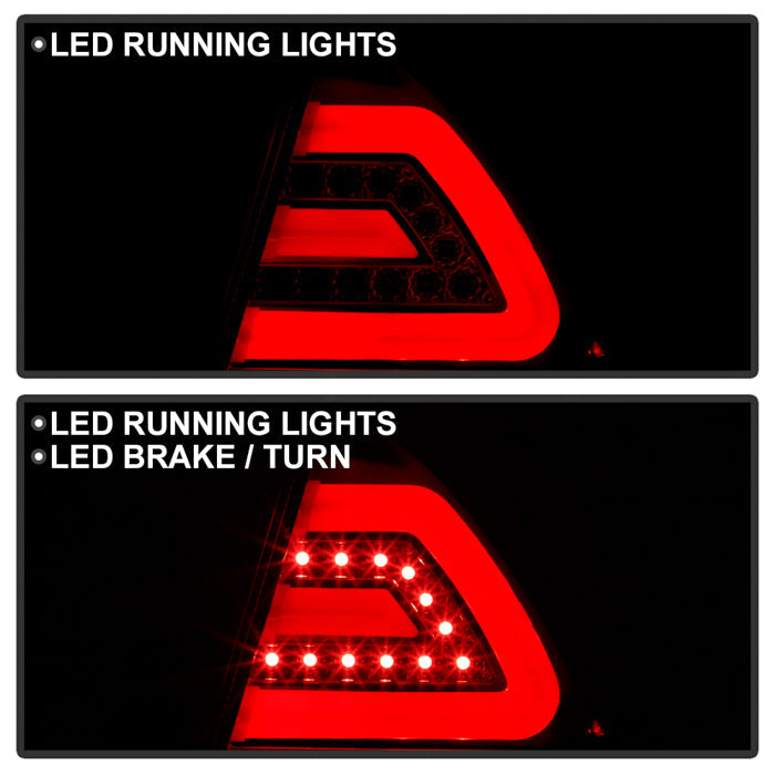 Spyder Chevy Impala 2006-2013 LED Tail Lights Red Clear ALT-YD-CHIP06-LED-RC 5076403
