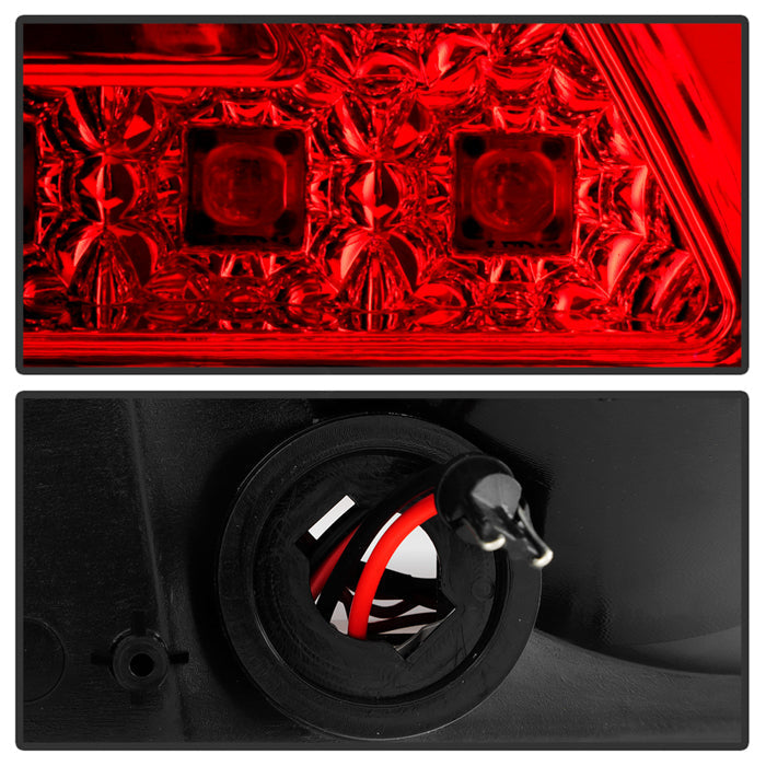 Spyder Chevy Impala 2006-2013 LED Tail Lights Red Clear ALT-YD-CHIP06-LED-RC 5076403